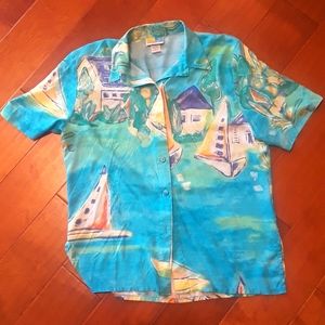 Vintage - SEA SUNS SAILING TROPICAL  VACATION WOMENS
